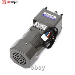 0-27RPM AC Gear Motor Reducer Electric Variable Speed Controller 150 90W 220V