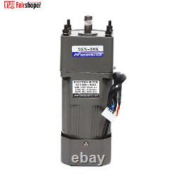 0-27RPM AC Gear Motor Reducer Electric Variable Speed Controller 150 90W 220V