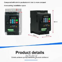 0.75/1.5/2.2kW AC 220V Variable 8 Speed Drive Universal Motor Frequency Inverter