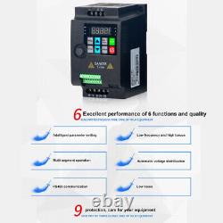 0.75/1.5/2.2kW AC 220V Variable 8 Speed Drive Universal Motor Frequency Inverter