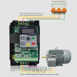 0.75-3kw Variable Frequency Drive Single To 3 Phase For Motor Speed Control VFD