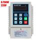 0.75-4kw Variable Frequency Drive Inverter Vfd Cnc Motor Speed Single To 3 Phase