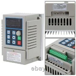 0.75kW Variable Frequency Drive Inverter Single To 3-Phase CNC Motor Speed New