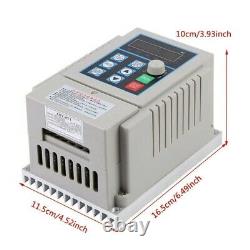 0.75kW variable frequency drive inverter single to 3 Phase CNC Motor Speed