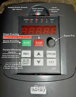 1.5 HP Motor & Variable Speed Control Kit with Forward & Reverse-110V Input