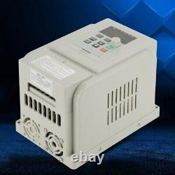 1.5 KW VFD SINGLE To 3-PHASE SPEED VARIABLE FREQUENCY DRIVE INVERTER INDUSTRY 8A