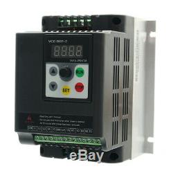 1.5KW 220V Single To 3 Phase VFD Variable Frequency Inverter Motor Speed Drive C