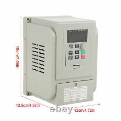 1.5KW 3HP VFD 8A AC220V SINGLE PHASE SPEED VARIABLE FREQUENCY DRIVE INVERTER Uwj