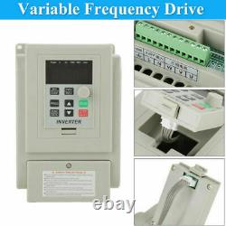 1.5KW Single To 3 Phase VFD Variable Frequency Drive Inverter Speed Converter