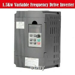 1.5KW Variable Frequency Drive Inverter CNC Motor Speed VFD Single To 3 Phase