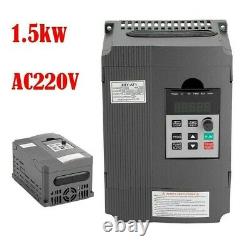 1.5KW Variable Frequency Drive Inverter CNC Motor Speed VFD Single To 3 Phase