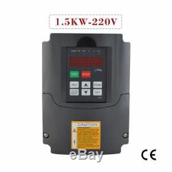 1.5kw 220v 2HP 7A Variable Frequency Drive Inverter VFD Motor Speed Controller