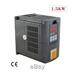 1.5kw 220v 2HP 7A Variable Frequency Drive Inverter VFD Motor Speed Controller