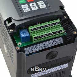 1.5kw 220v 2HP 7A Variable Frequency Drive Inverter VFD Motor Speed Controller