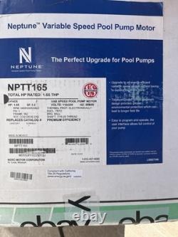 1.65 Hp Variable Speed Pool Pump Nidec/US Motors Upgrade Hayward Super Pump