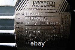 1 Hp Baldor 8000 RPM Variable speed Electric Inverter Motor withPiggyback Blower