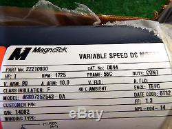 1 New Magnetek 22210800 Variable Speed DC Motor, Model 46807352543-0a, 1hp