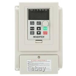 1 Pcs Variable Frequency Drive AC 220V 1.5KW VFD Motor Speed Controller 8A