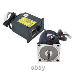 (10 To 1400RPM)Gear Motor And Controller CW CCW Variable Speed Motor 6W AC220V