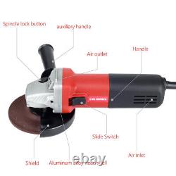 1200W Angle Grinder 125mm/5inch 13500rpm Electric Grinding Sander Variable Speed