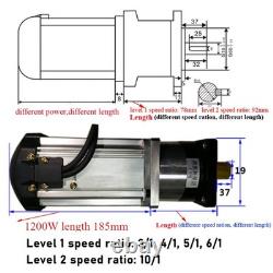 1200W DC Brushless Planetary Gearbox Motor Reducer Variable Speed Controller Kit