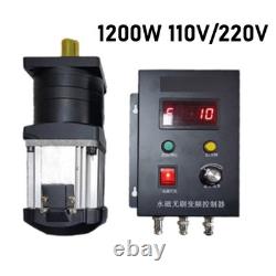 1200W DC Brushless Planetary Gearbox Motor Reducer Variable Speed Controller Kit