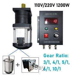 1200W DC Brushless Planetary Gearbox Motor Reducer Variable Speed Controller Kit