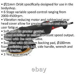 150mm Orbital Polisher 6-Stage Variable Speed Control 750W Motor 230V