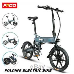 16'' E-bike Folding Electric Bike 250W Motor 7.8Ah Li-ion Battery Variable Speed