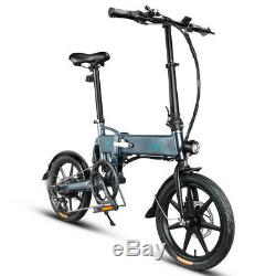 16'' E-bike Folding Electric Bike 250W Motor 7.8Ah Li-ion Battery Variable Speed