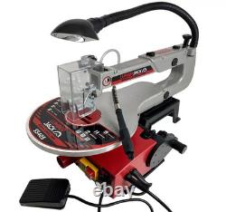 16 Scroll Saw 125W Variable Speed Foot Pedal LED Lamp Rotary Shaft Dust Port 16 Scroll Saw 125W Variable Speed Foot Pedal LED Lamp Rotary Shaft Dust Port