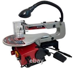 16 Scroll Saw 125W Variable Speed Foot Pedal LED Lamp Rotary Shaft Dust Port 16 Scroll Saw 125W Variable Speed Foot Pedal LED Lamp Rotary Shaft Dust Port