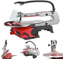 16 Scroll Saw 125W Variable Speed Foot Pedal LED Lamp Rotary Shaft Dust Port 16 Scroll Saw 125W Variable Speed Foot Pedal LED Lamp Rotary Shaft Dust Port