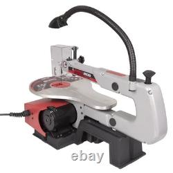 16 Scroll Saw 125W Variable Speed Foot Pedal LED Lamp Rotary Shaft Dust Port 16 Scroll Saw 125W Variable Speed Foot Pedal LED Lamp Rotary Shaft Dust Port