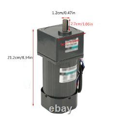 180K AC Gear Motor Electric Motor CWithCCW Variable Speed Controller 220V 120W