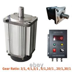 1KW 110/220V DC Planetary Reducer Brushless Gear Motor Variable Speed Controller