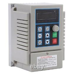 1Pcs Variable Frequency Drive VFD Speed Control For Single-Phase 0.45kW AC Motor