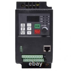 1X110V to 220V 1.5KW Frequency Converter VFD Motor Variable Speed 7965