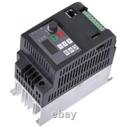 1X110V to 220V 1.5KW Frequency Converter VFD Motor Variable Speed 7965