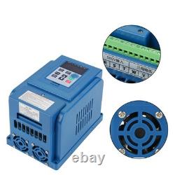 1pc 380VAC Variable Frequency Drive VFD Speed Controller 3-phase 4kW AC Motor