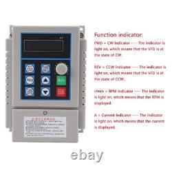 1pc Variable Frequency Drive High Efficiency Speed Controller For Motors