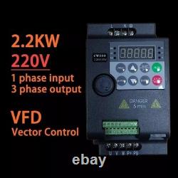 2.2KW 220V AC Variable Frequency Drive VFD Motor Speed Controller UK