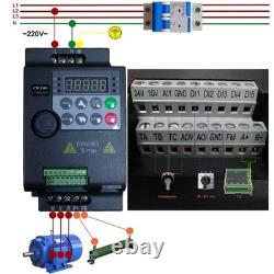 2.2KW 220V VFD Inverter Drive AC Motor Speed Controller Variable 12A