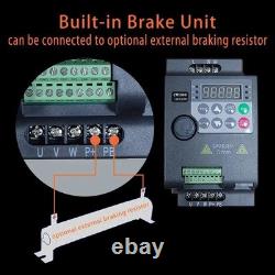 2.2KW 220V VFD Inverter Drive AC Motor Speed Controller Variable 12A