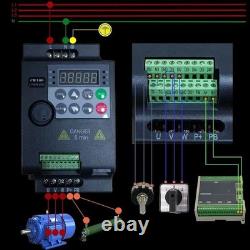 2.2KW 220V VFD Inverter Drive AC Motor Speed Controller Variable 12A 2.2KW 220V VFD Inverter Drive AC Motor Speed Controller Variable 12A
