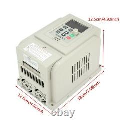 2.2KW AC 220V Variable Frequency Drive VFD Speed Controller for 3-phase Motor