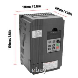2.2KW Single to 3 Phase Variable Frequency Drive Inverter VFD CNC Motor Speed