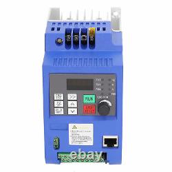 2.2KW VFD Variable Frequency Drive Motor Speed Controller Single to 3 Phase 220V