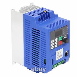 2.2KW VFD Variable Frequency Drive Motor Speed Controller Single to 3 Phase 220V