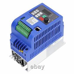 2.2KW VFD Variable Frequency Drive Motor Speed Controller Single to 3 Phase 220V